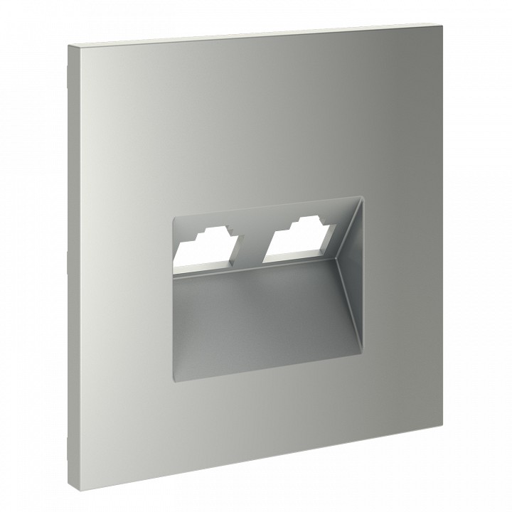 Накладка для розетки rj-11 или rj-45 voltum s70 vls001405