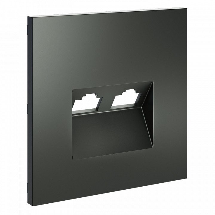 Накладка для розетки rj-11 или rj-45 voltum s70 vls001406