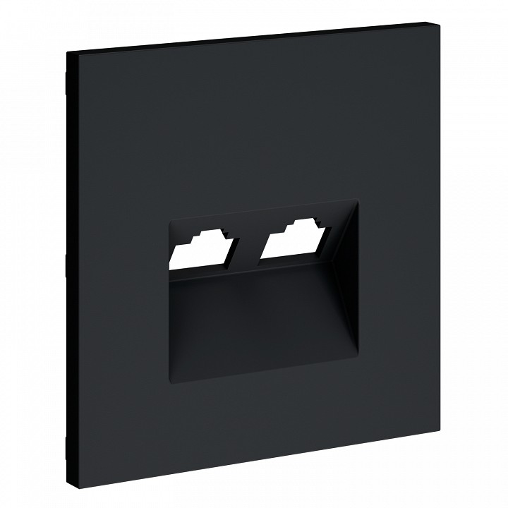 Накладка для розетки rj-11 или rj-45 voltum s70 vls001407