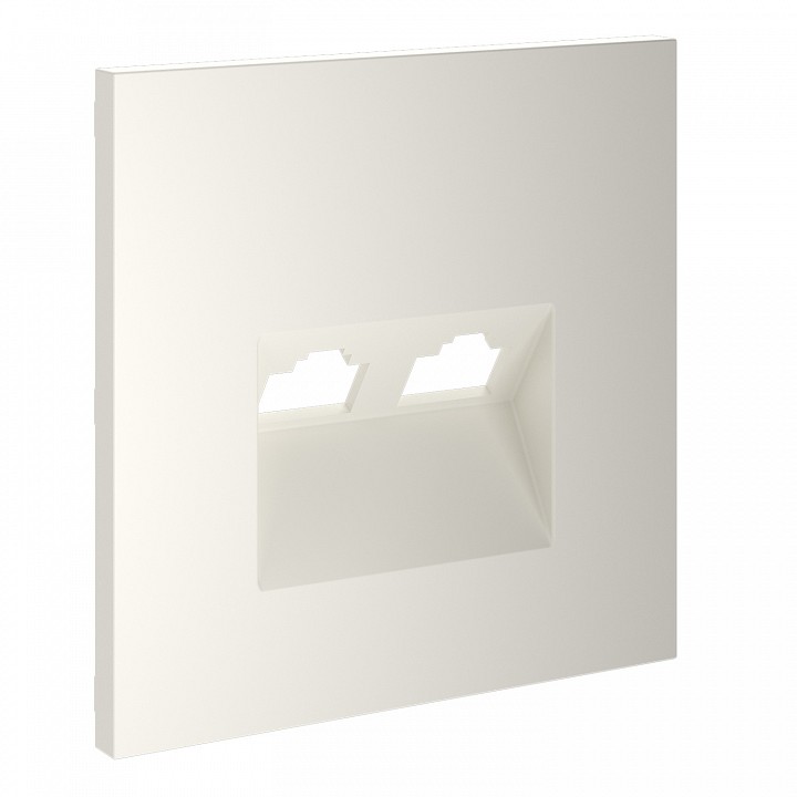 Накладка для розетки rj-11 или rj-45 voltum s70 vls001413