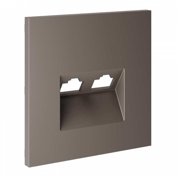 Накладка для розетки rj-11 или rj-45 voltum s70 vls001414