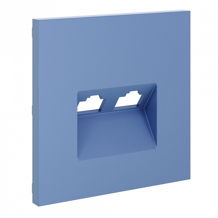 Накладка для розетки rj-11 или rj-45 voltum s70 vls001415