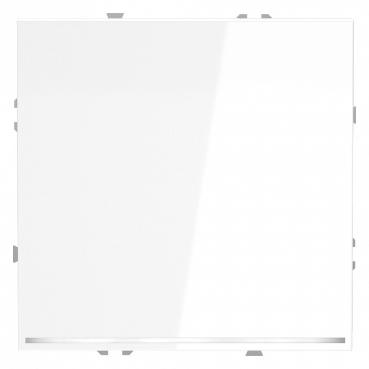 Выключатель проходной одноклавишный с подсветкой без рамки voltum s70 vls010401