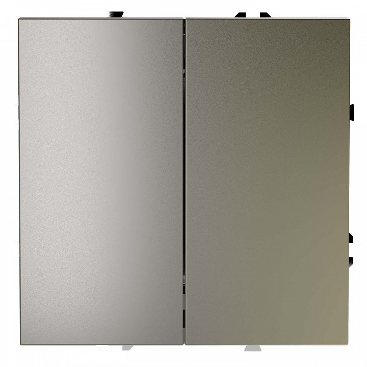 Переключатель перекрестный двухклавишный без рамки voltum s70 vls020504