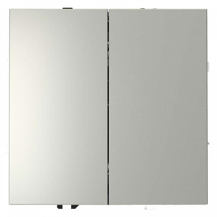 Переключатель перекрестный двухклавишный без рамки voltum s70 vls020505