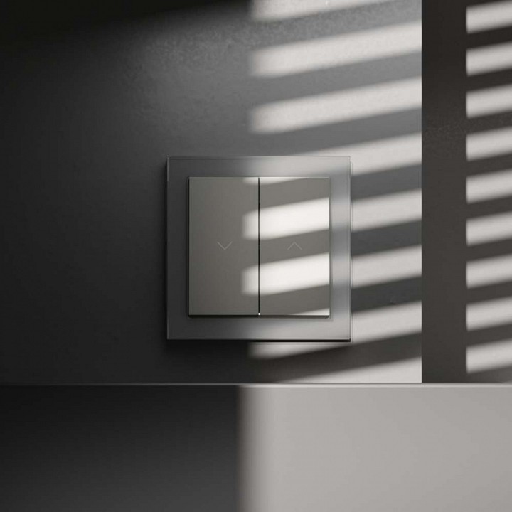 Выключатель для жалюзи без рамки voltum s70 vls020705