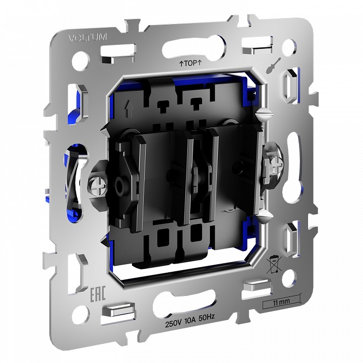 Механизм для выключателя для жалюзи voltum s70 vls0207m