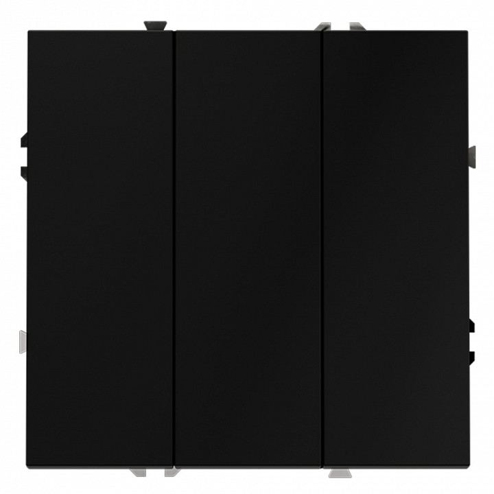 Выключатель трехклавишный без рамки voltum s70 vls030108