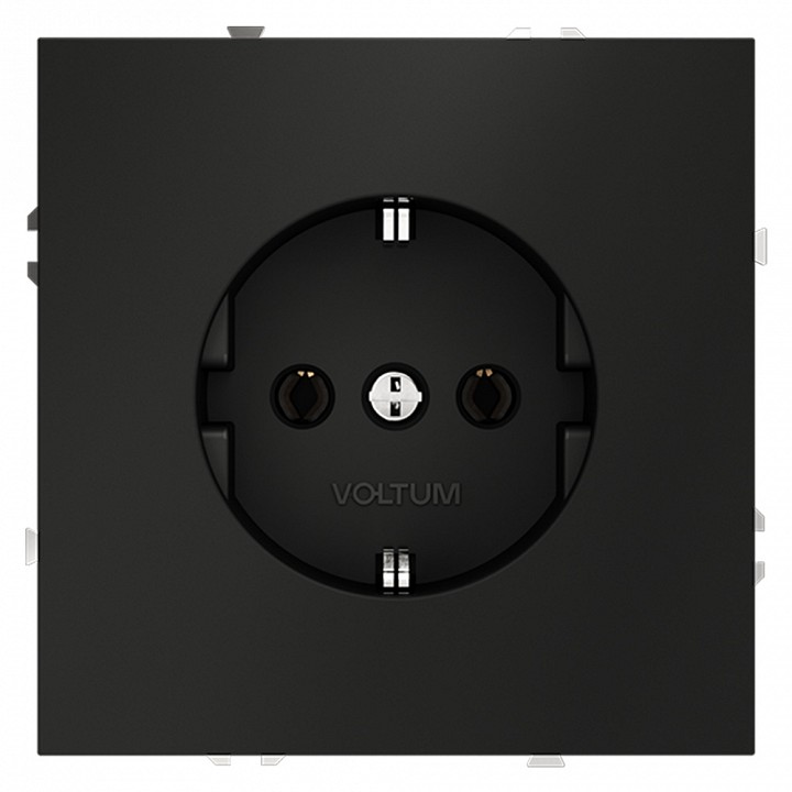 Розетка с заземлением, Без рамки voltum s70 vls040108