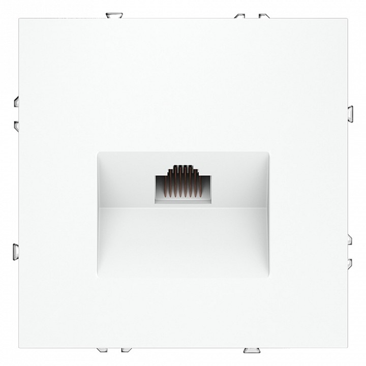 Розетка ethernet rj-45 без рамки voltum s70 vls060102