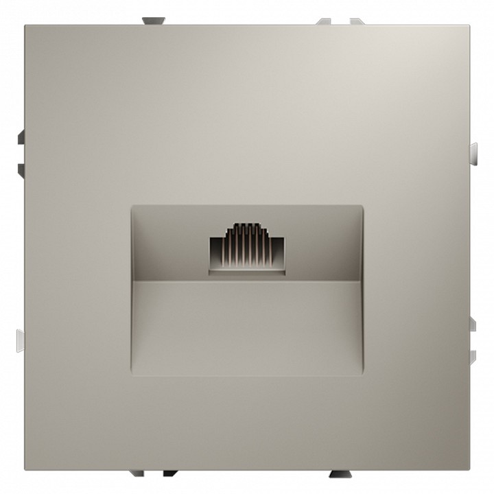 Розетка ethernet rj-45 без рамки voltum s70 vls060103