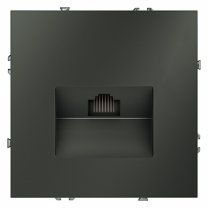 Розетка ethernet rj-45 без рамки voltum s70 vls060106