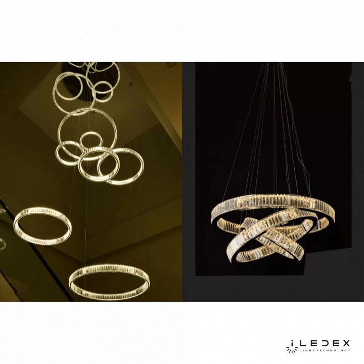 Подвесной светильник iledex woodstock 10920p/3-70w-3000k (8/6/4) gl-cl