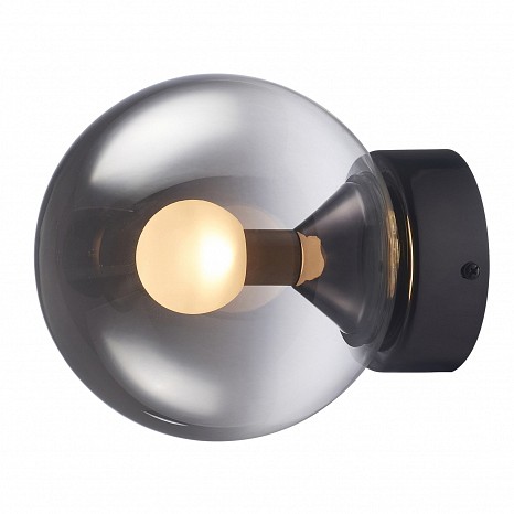 Накладной светильник iledex aura 8615w-1s bk-sm