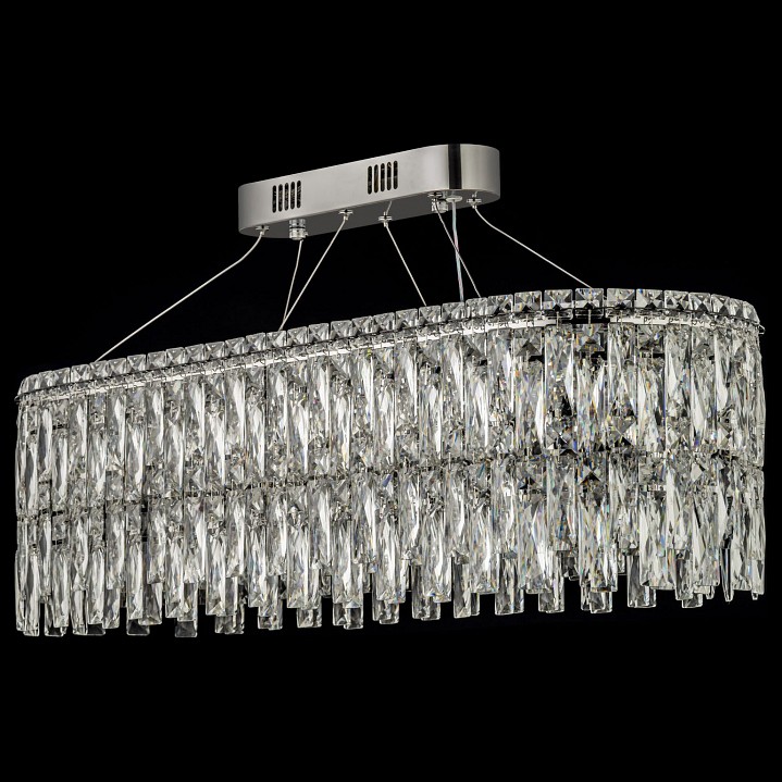 Подвесная люстра arti lampadari ovindoli nickel ovindoli l 1.5.80x30.100 n