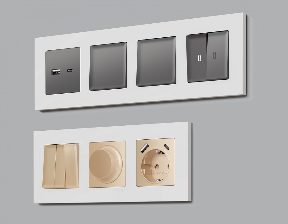 Рамка на 2 поста ambrella volt alfa af250102