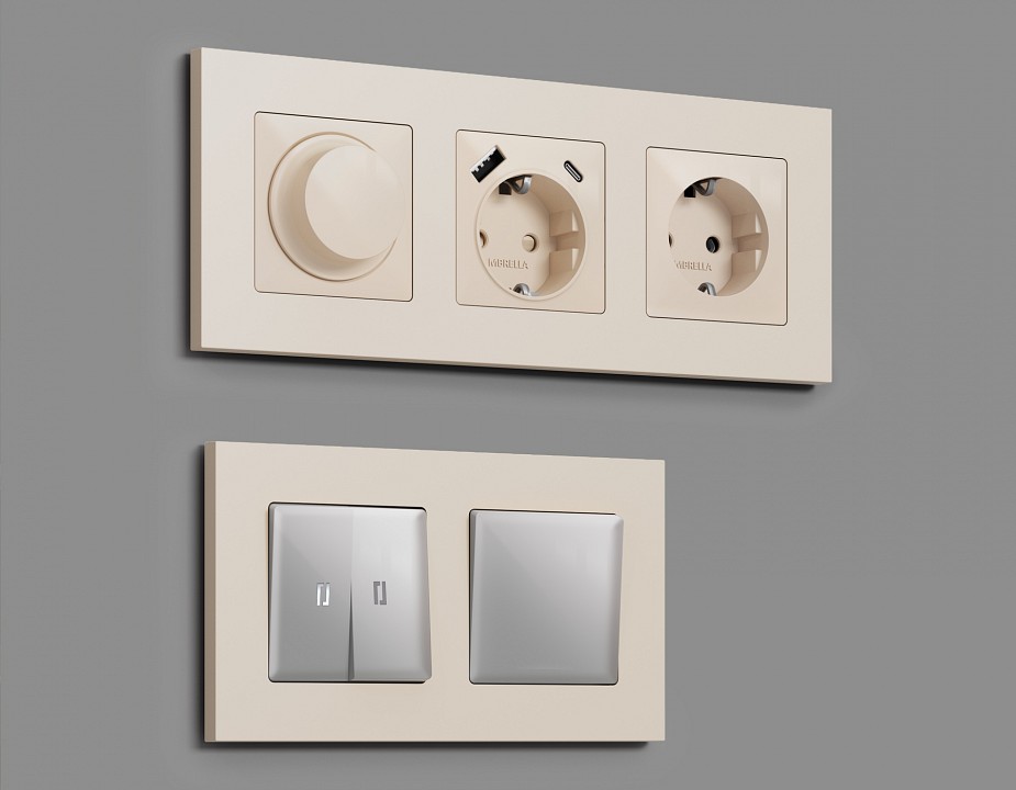 Рамка на 2 поста ambrella volt alfa af250332