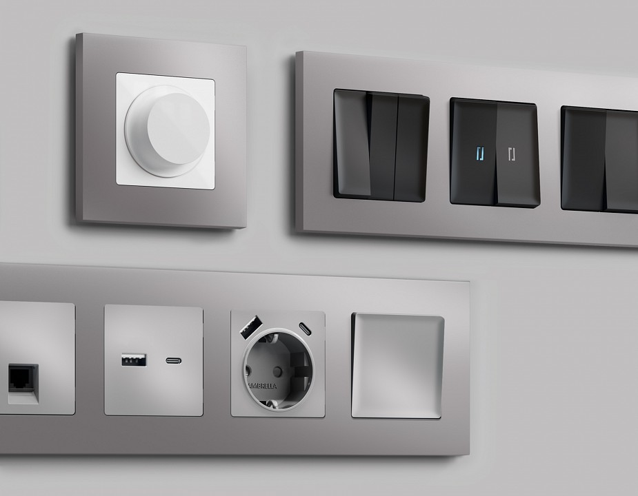 Рамка на 3 поста ambrella volt alfa af250503