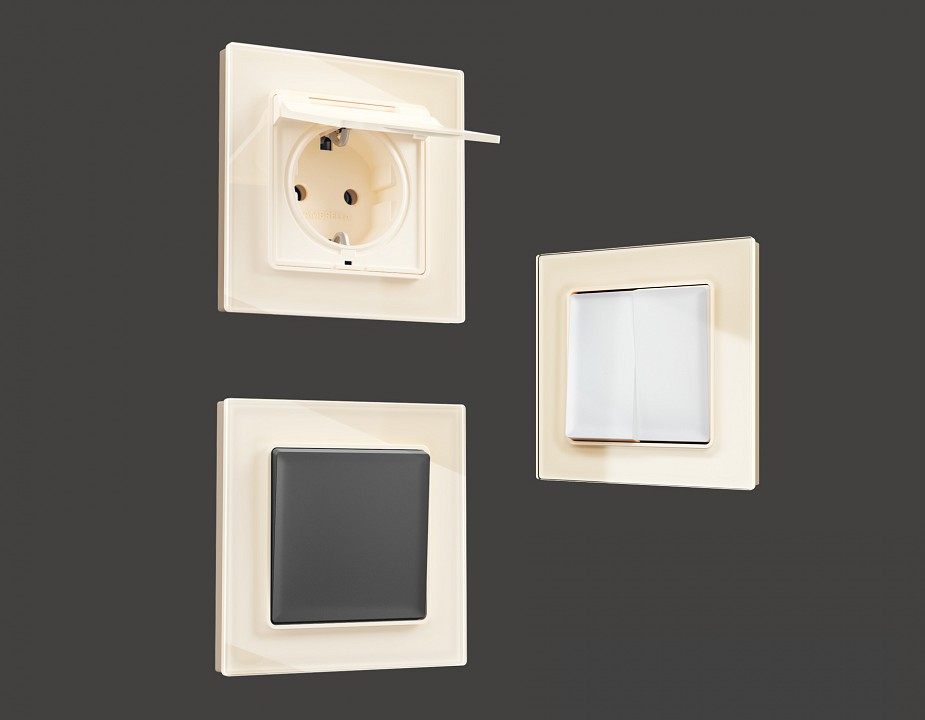 Рамка на 3 поста ambrella volt alfa af330303