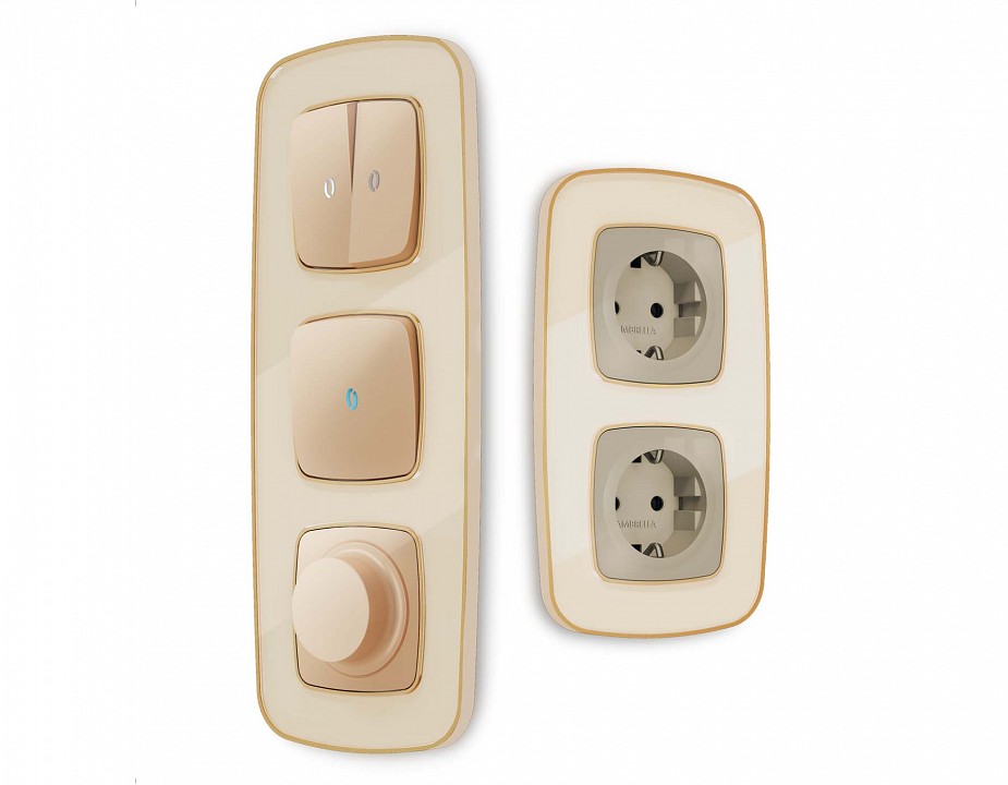 Рамка на 3 поста ambrella volt omega of640343