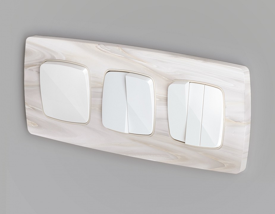 Рамка на 3 поста ambrella volt omega of940303