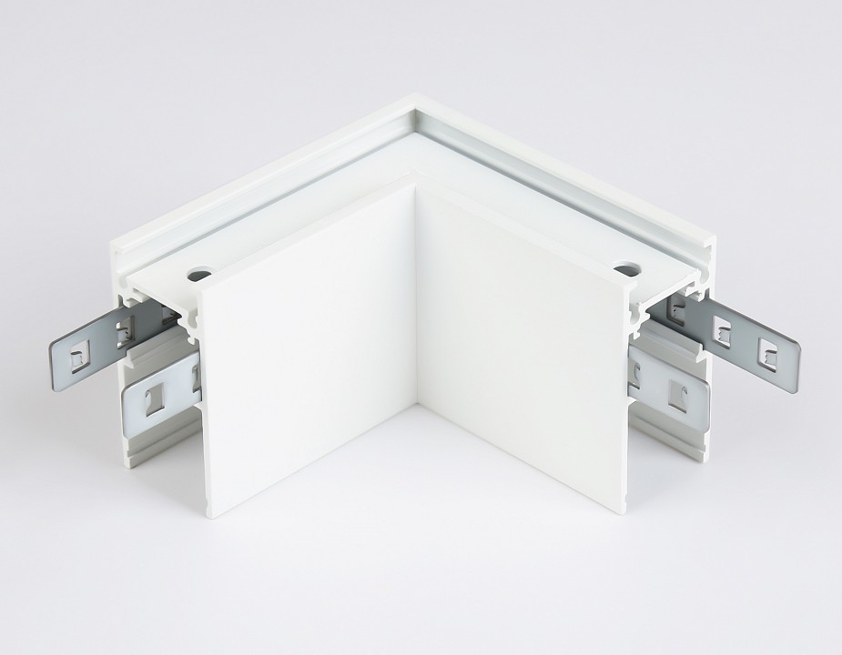 Соединитель угловой l-образный для треков накладных ambrella light gl gl3369