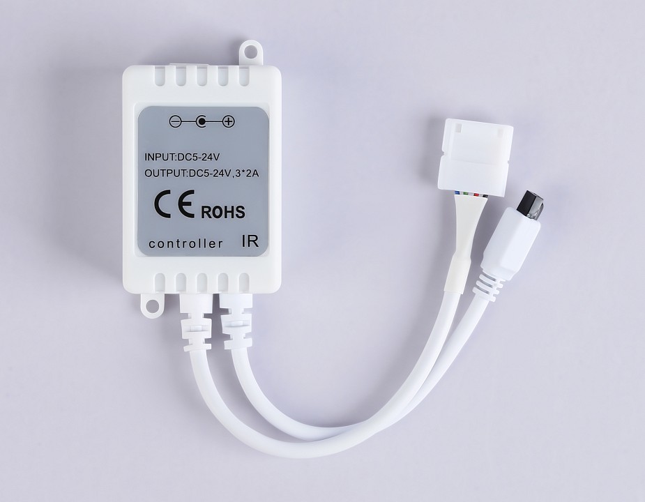 Контроллер-регулятор цвета rgb с пультом ду ambrella light gs gs11251