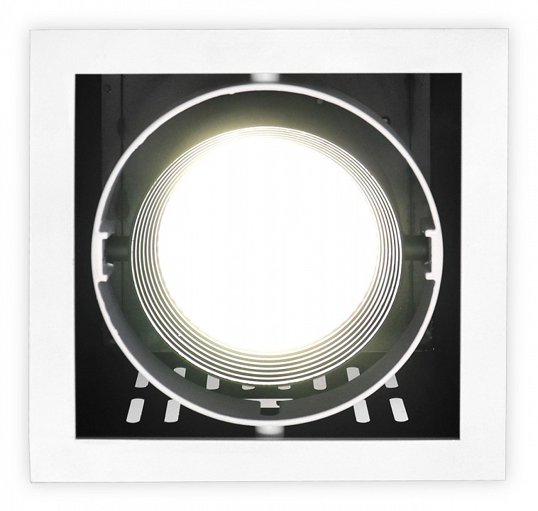 Встраиваемый светильник ambrella light cardano t811 bk/ch 12w 4200k