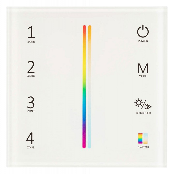 Панель-регулятора цвета rgbw  сенсорный накладной arlight smart 28309