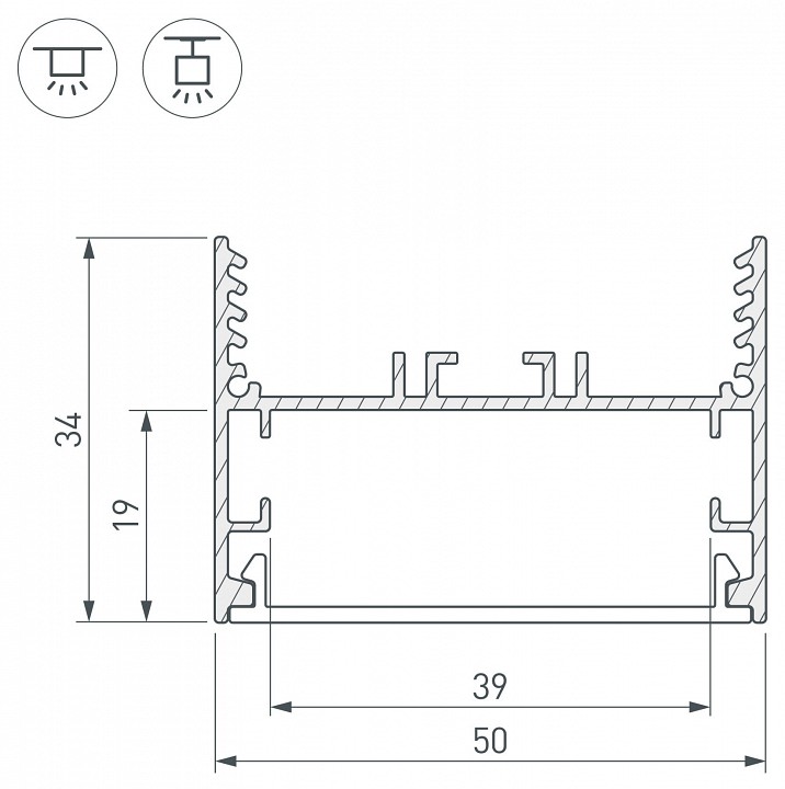 Соединитель угловой l-образный накладной arlight s-lux 030114