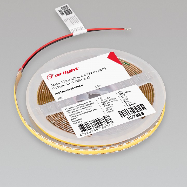 Лента светодиодная arlight cob 037858
