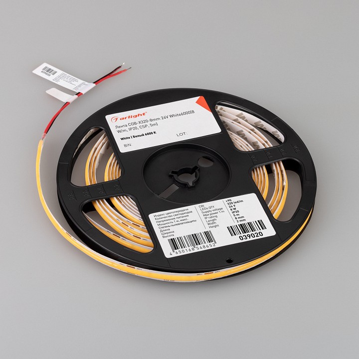 Лента светодиодная arlight cob 39020