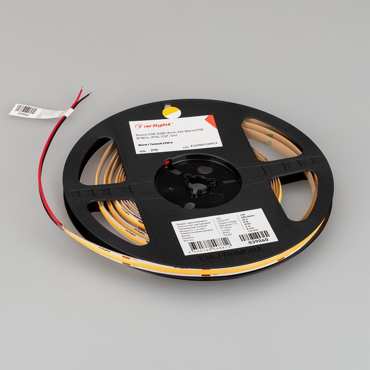 Лента светодиодная arlight cob 39060
