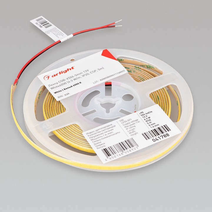 Лента светодиодная arlight cob 041788
