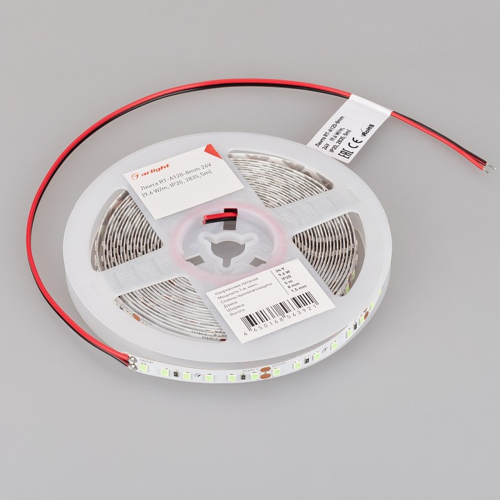 Лента светодиодная arlight rt-a120-8mm 24v 043382