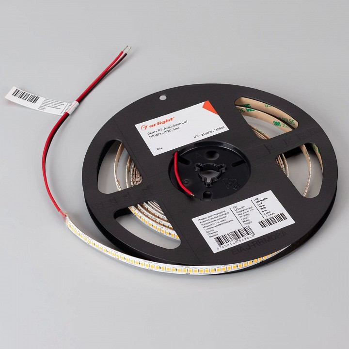 Лента светодиодная arlight a280 24v 8mm 10 w/m 045567