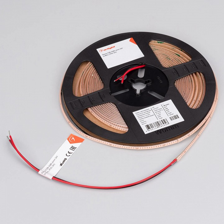 Лента светодиодная arlight cob открытая 046915