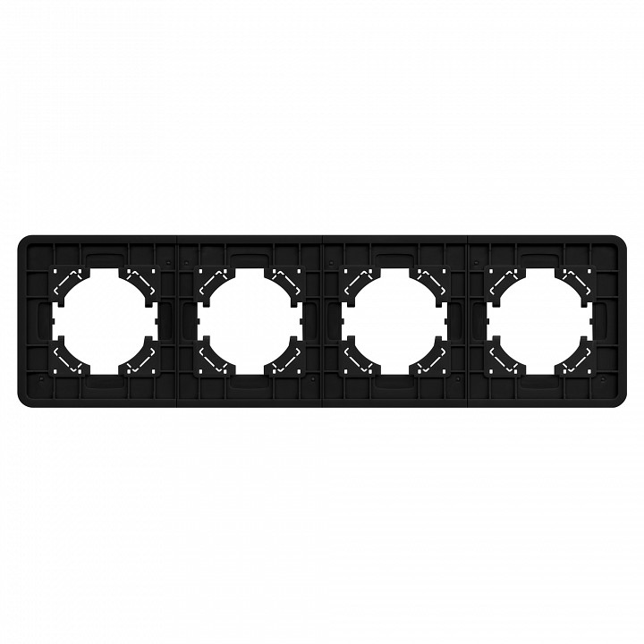 Рамка на 4 поста arlight omali 049701