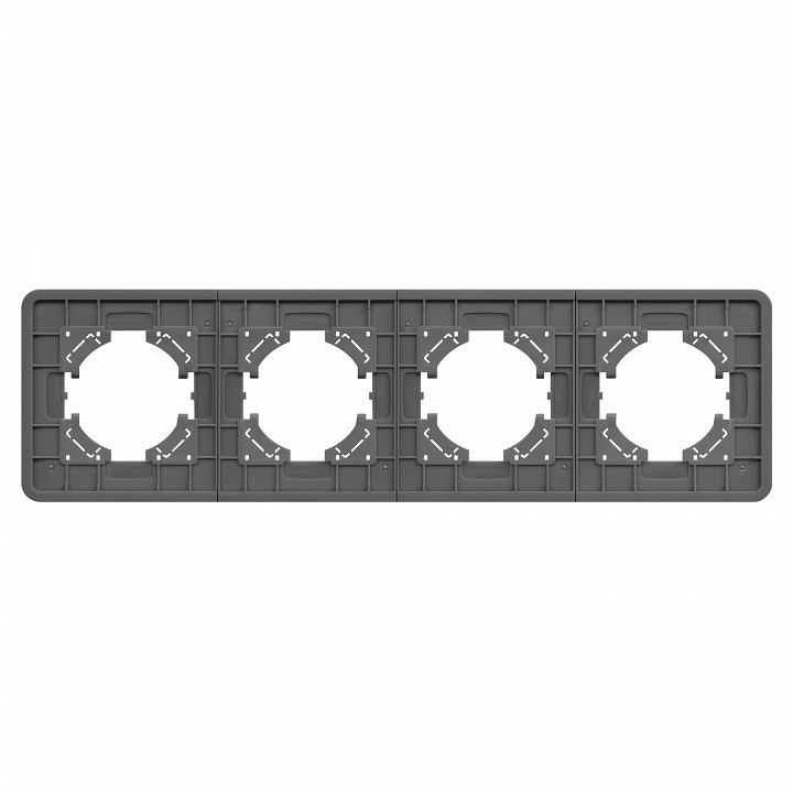 Рамка на 4 поста arlight omali 049702