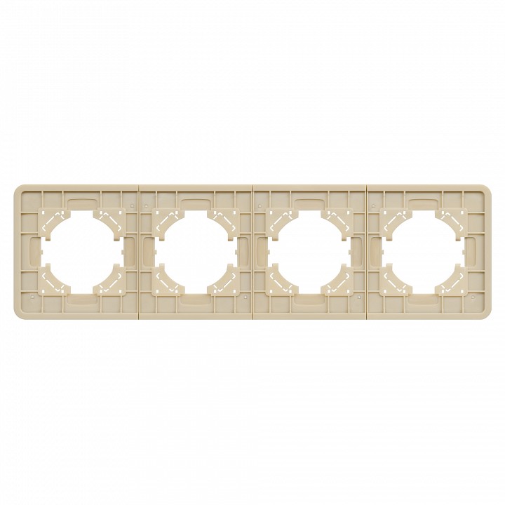 Рамка на 4 поста arlight omali 049703