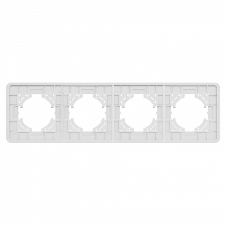 Рамка на 4 поста arlight omali 049716