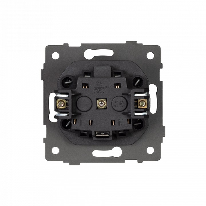 Розетка с заземлением, Без рамки arlight sct 049814