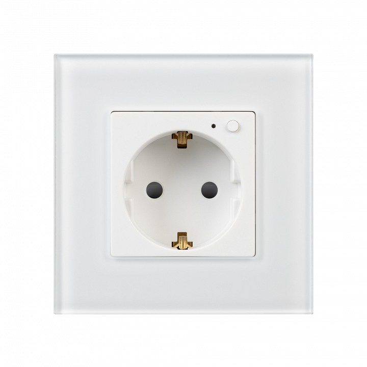 Розетка с заземлением arlight omali 050215