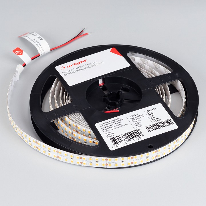 Лента светодиодная arlight ul-a320-15mm 24v 052755