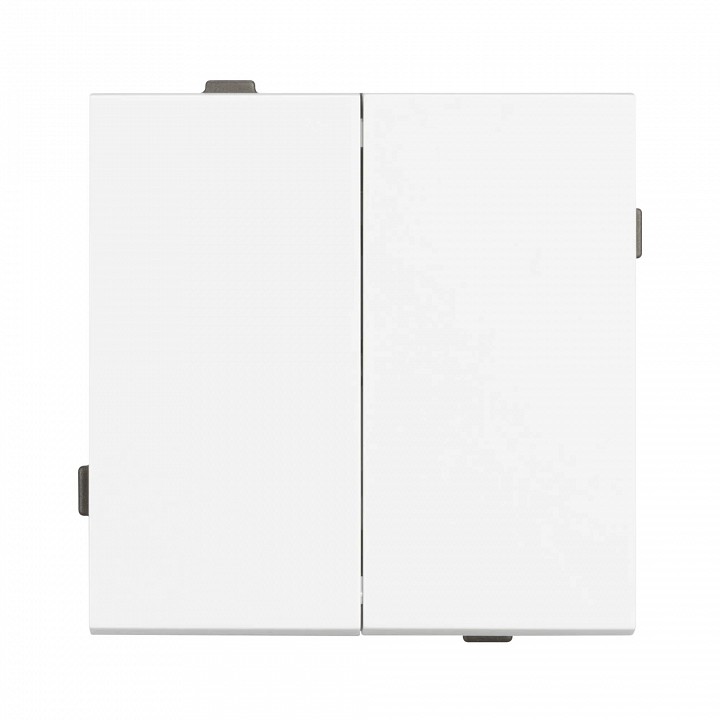 Выключатель двухклавишный без рамки arlight swt 054058