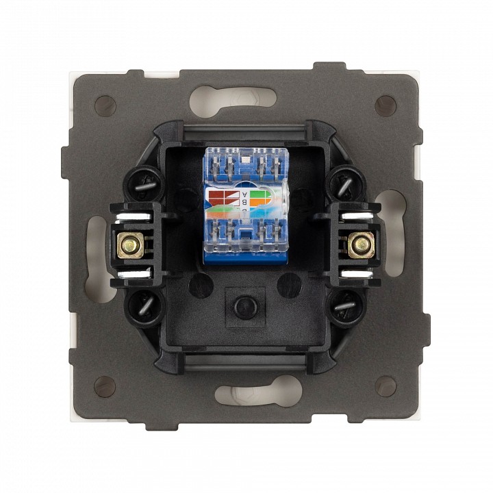 Розетка ethernet rj-45 и со шторками, Без рамки arlight sct-tendo 054098