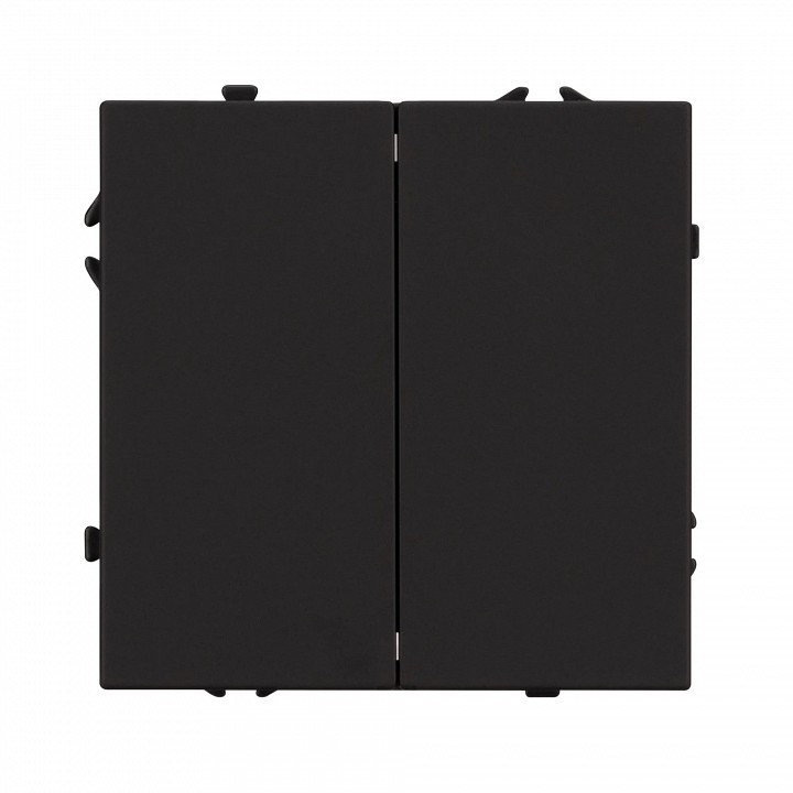 Выключатель проходной двухклавишный без рамки arlight swt 054255