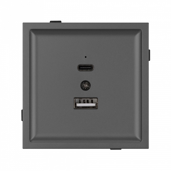 Розетка 2хusb type a и c без рамки arlight sct-tendo 054538