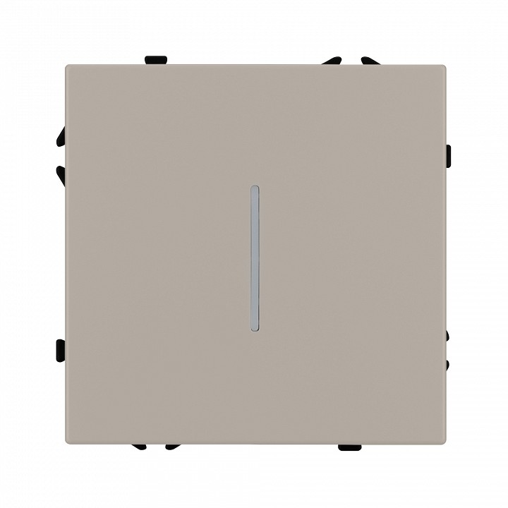 Выключатель проходной одноклавишный с подсветкой без рамки arlight swt-nobe 059430