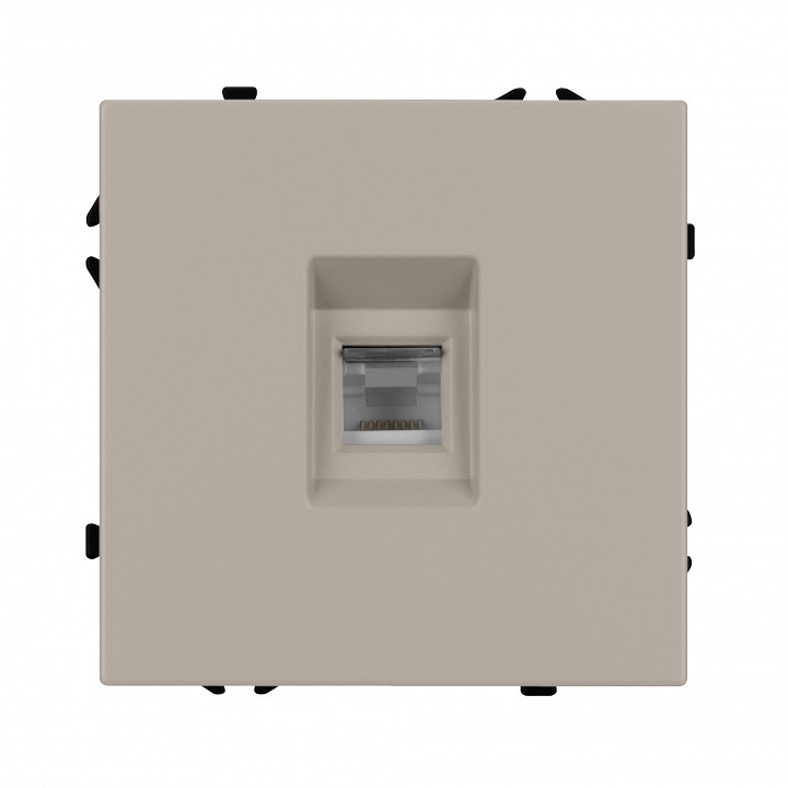 Розетка ethernet rj-45 и со шторками, Без рамки arlight sct-nobe 059438